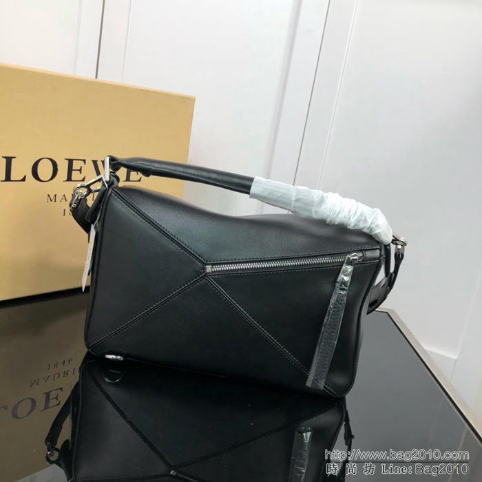 LOEWE羅意威 拼色熱銷款 puzzle bag 可折疊 牛皮手提肩背包 大小號 L0153  jdl1234